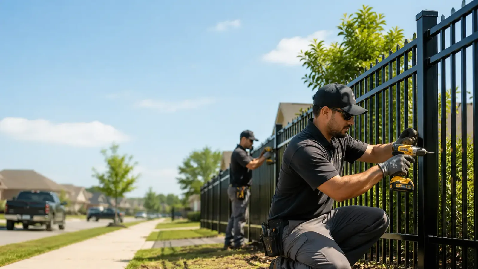 Metal Fence Installation in Manchester, MA